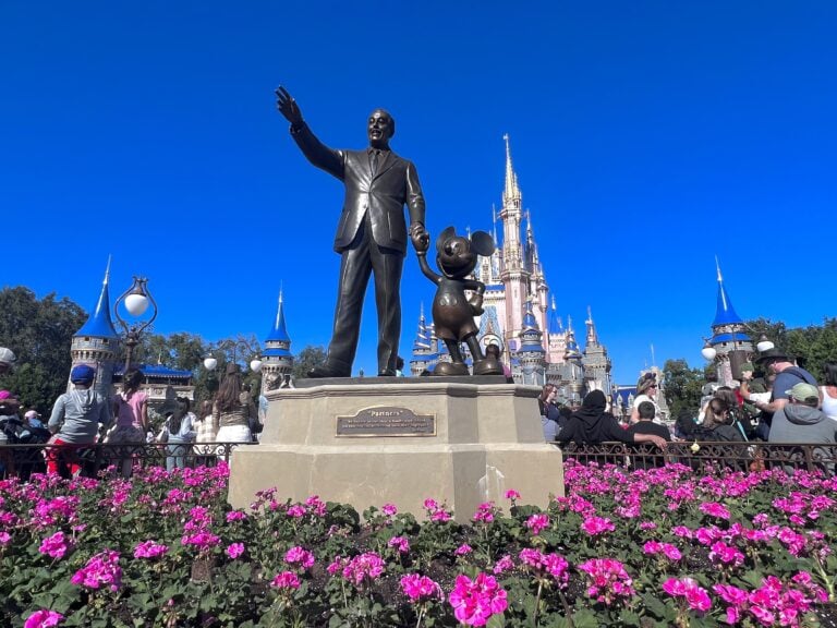 walt disney statue